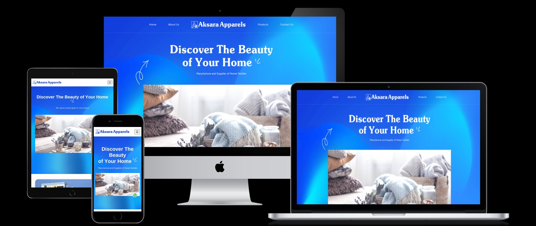 Aksara Apparels — Website by Sibi Innovations