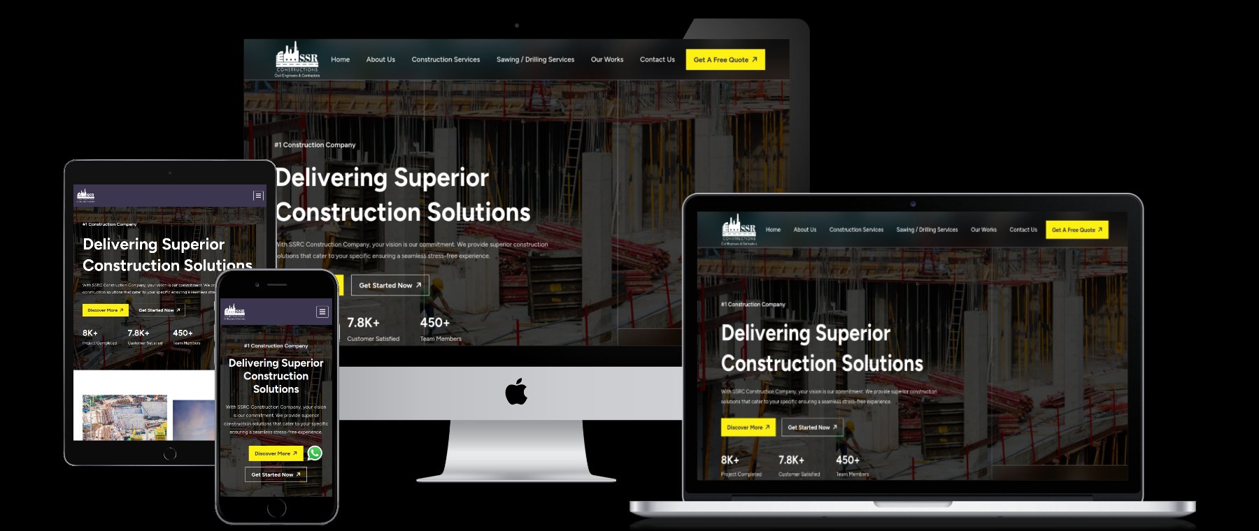 SSRC Construction — Website by Sibi Innovations